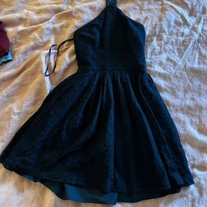 Women’s Vintage Black Rodarte Lace Halter Dress Size 5